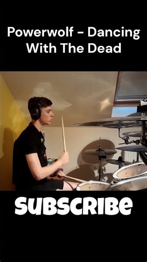 powerwolf dancing with the dead #drums #drummer #drumcover #viral #shorts