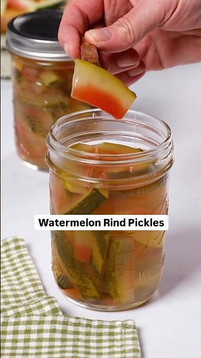 Easy Watermelon Rind Pickles
