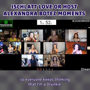 Alex's BEST Moments from Jschlatt's 'Love or Host' 🤣🥰 | Alexandra Botez