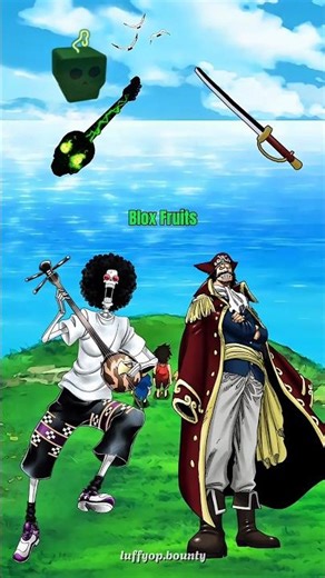 Roger vs Brook Bounty Comparison in One Piece & User Blox Fruits #onepiece #bloxfruits