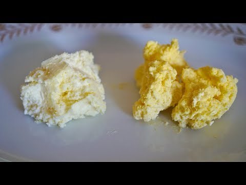 Difference Between White and Yellow Butter