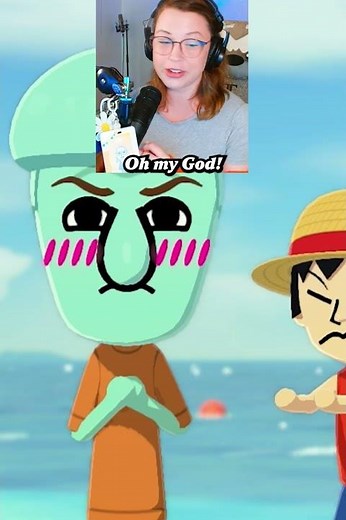 Spongebob, Squidward and Luffy are confessing their love in Tomodachi Life: Living the Dream