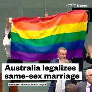 265K views · 1.9K reactions | Today, Australia became the twenty-sixth country to legalize same-sex marriage. | VICE News | Facebook