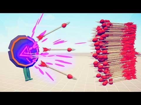 Deflect Shield Zombie vs OP Ranged Units | TABS - Totally Accurate Battle Simulator