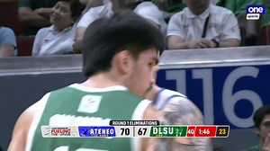 4.1M views · 86K reactions | MASON AMOS VS KEVIN QUIAMBAO  The two stretch bigs trade one triple after another in a fiery finish to the first Ateneo 礪- La Salle  game of the season! | UAAP Varsity Channel | Facebook