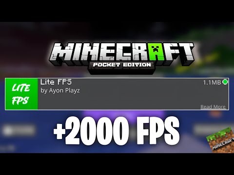 The Best FPS BOOST Mod For MCPE 1.21+ 100% Working Mod For Low End Devices | Lite FPS