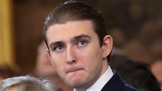 Manosphere influencer brags about dining with Barron Trump