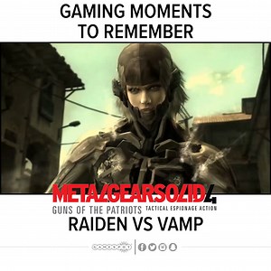 Gaming Moments To Remember - Metal Gear Solid 4: Raiden vs Vamp | GameSpot