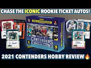 ONE OF THE BEST FOOTBALL SETS! TOP ROOKIE AUTO!🔥 | 2021 Panini Contenders Football Hobby Box Review