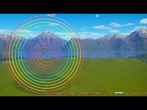 Rainbow Spiral Loop Roller Coaster – Planet Coaster