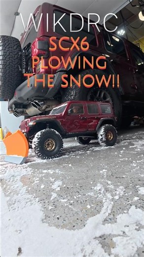 This RC Jeep 3D Printed Snow Plow Actually Works!! #RC #DIY #jeep #rccar #4x4 #3dprinting #snow