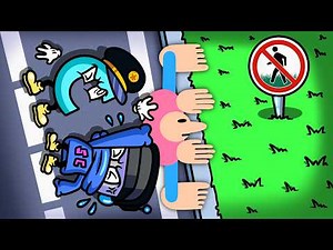 Don't Let This Weirdo Walk on the Grass!