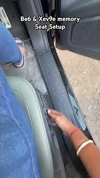 BE6 & XEV9E Memory Seat Function setup #mahindra # be6 #xev9e #esuv #evcars #india