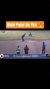 Rishi Patel in Yuvraj Mode 😎 #shorts #cricketshorts #cricketmatch