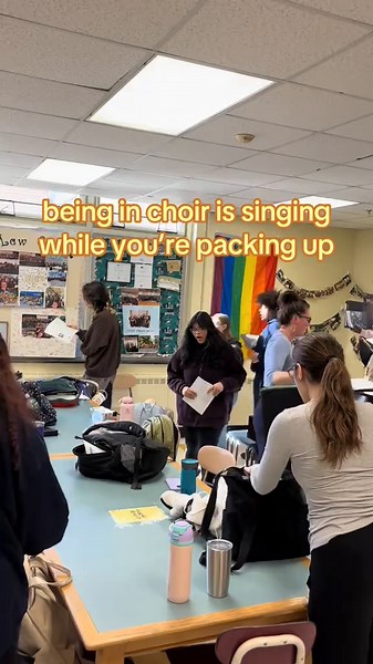 Choir Experience: Singing and Packing Up Together