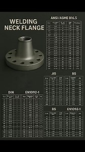 Welding Neck Flange Dimensions | Welding Basic's