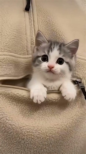 Cute Kitten Eating Snacks 😻 | The Most Adorable Cat Video Ever! #Shorts