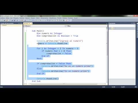 Tutorial Visual basic Numero Primos