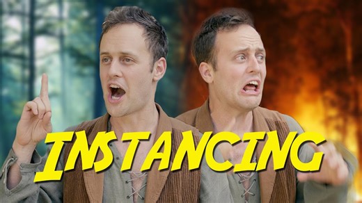 When an NPC is stuck across two worlds - instancing