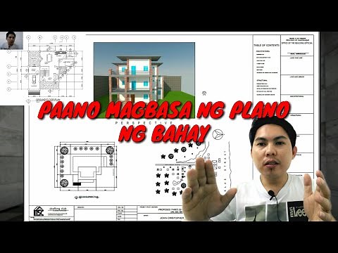 PAANO MAGBASA NG PLANO NG BAHAY? (Architectural Plan) Part 1