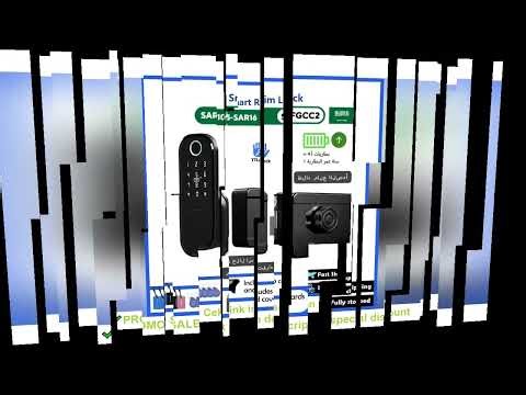 R5 PRO Rust Proof Coating Fingerprint TTLock App Outdoor Lock Remote Control Power Saving Code Smart