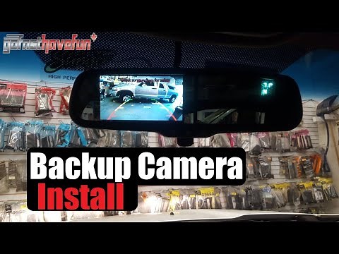 How to Install a Backup Camera | AnthonyJ350