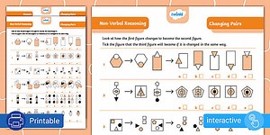 Non-Verbal Reasoning - Changing Pairs