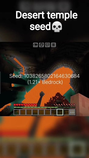 Mincraft desert temple seed