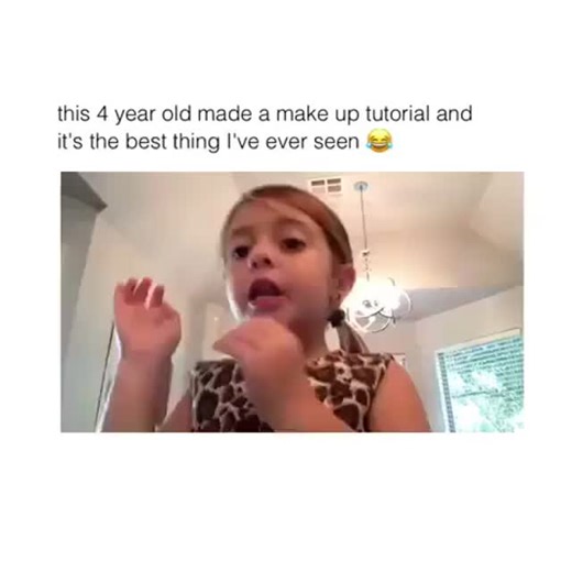 WT Fails Daily on Instagram: "I just watched this 4-year-old’s makeup tutorial, and it’s truly captivating. Her focus and serious approach to demonstrating lip gloss application are both endearing and impressive. It’s a wonderful reminder that passion for creation can begin at any age, and there’s something genuinely inspiring about seeing such unadulterated enthusiasm. She introduces her makeup box, given by her grandma, with such pride before meticulously applying her first product. This is mo