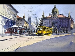 Watercolor painting tutorial