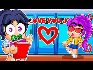 Bully Rumi Has a CRUSH on Baby Jinu in Roblox! (Kpop Demon Hunters)