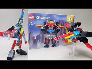 Lego 31124 Alternate Build (jet robot)