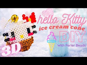 MUST WATCH: HELLO KITTY 3D PERLER DIY + DAISO SARINO SHOPPING HAUL + BONUS 3D PERLER TUTORIAL