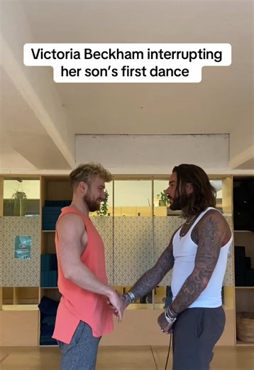 Victoria Beckham Dances with Son at Wedding Celebration
