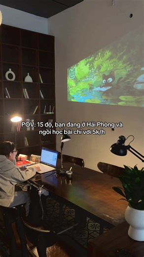 POV: 15 độ, bạn đang ở Hải Phòng và đi học bài 1k/h ở Studyland #xuhuong #haiphong #cafe