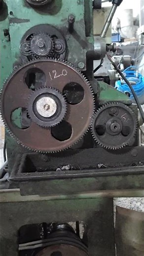 Thread ke Hisab se Sahi Gear Kaise Set Kare|Lathe Machine Setting #shorts