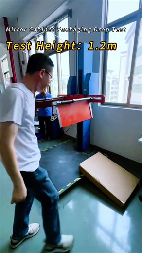 mirror cabinet packaging drop test