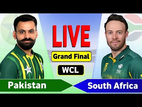 PAK vs SA Live, Final Match | Pakistan Champions vs South Africa Champions | Live Score & Commentary
