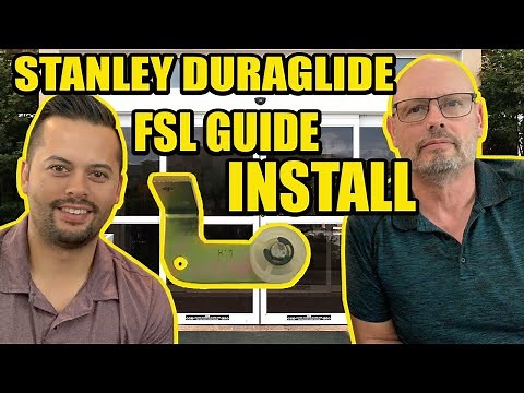 How To Install A FSL Bottom Guide In A Stanley Duraglide Automatic Door