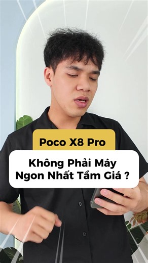 Nói thật thì anh em cần một chiếc điện thoại toàn diện nhất tầm giá 10 triệu thì cứ chọn Poco X8 Pro cho mình nhé ! #mobilecity #poco #pocox8pro #xiaomi #redmi