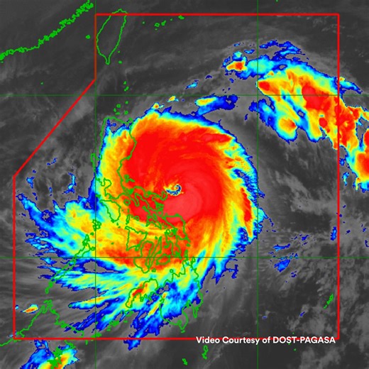 WEATHER UPDATE: 'Uwan' has intensified into a SUPER TYPHOON as of 8:00 a.m. on Sunday, Nov. 9, bringing life-threatening winds, heavy rains, and storm surge to Catanduanes, according to PAGASA. #UwanPH | MANILA BULLETIN