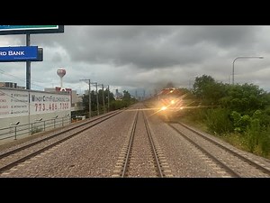 Metra Union Pacific Northwest Line Cab Ride EXPRESS! (Des Plaines - Chicago OTC) 8/7/2023