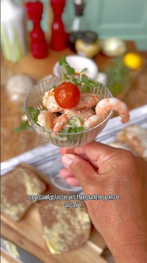 Prawn Cocktail with roast tomato Marie Rose sauce