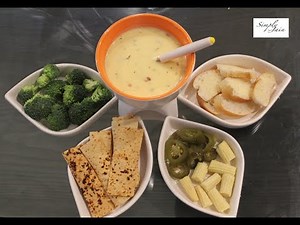 Cheese Fondue | Restaurant Style | Easy Tempting Recipe | Simply Jain