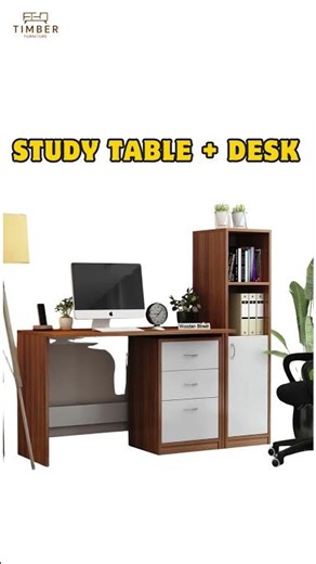 Study Table Bangladesh | Computer Desk with Drawer & Storage | Modern Home Office Table