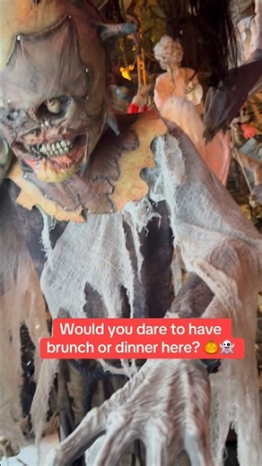 The Most INSANE Halloween Brunch in NYC! 😱🕷️Caption:📍 Oscar Wilde, NYC🎃 #HalloweenVibes #spooky
