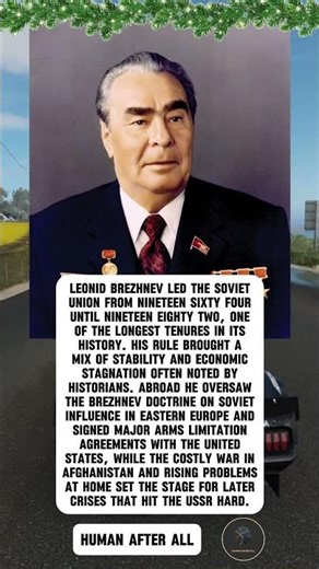 Leonid Brezhnev’s Long Soviet Rule, Cold War Influence, and Era of Stagnation#leonidbrezhnev #facts