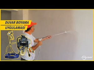 Duvar Boyama Uygulaması l Elektrikli Airless Boya Makinaları l Titech Airless