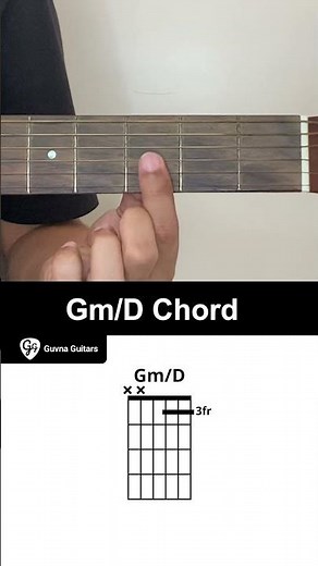 How To Play The Gm/D Chord On Guitar - Guvna Guitars