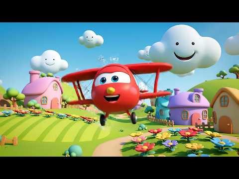 Little Airplane Says Zoom Zoom Zaa | Flying Adventure & Vehicle Song for Kids